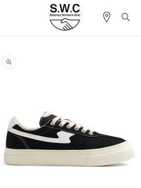 Stepney Workers Club Dellow S-Strike Canvas Black Sneaker Size 39